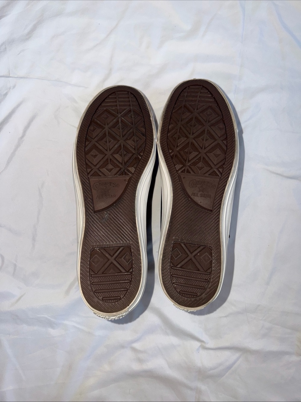 Converse Black Leather Slip-On Low Top Sneakers with White Sole - Picture 9 of 12